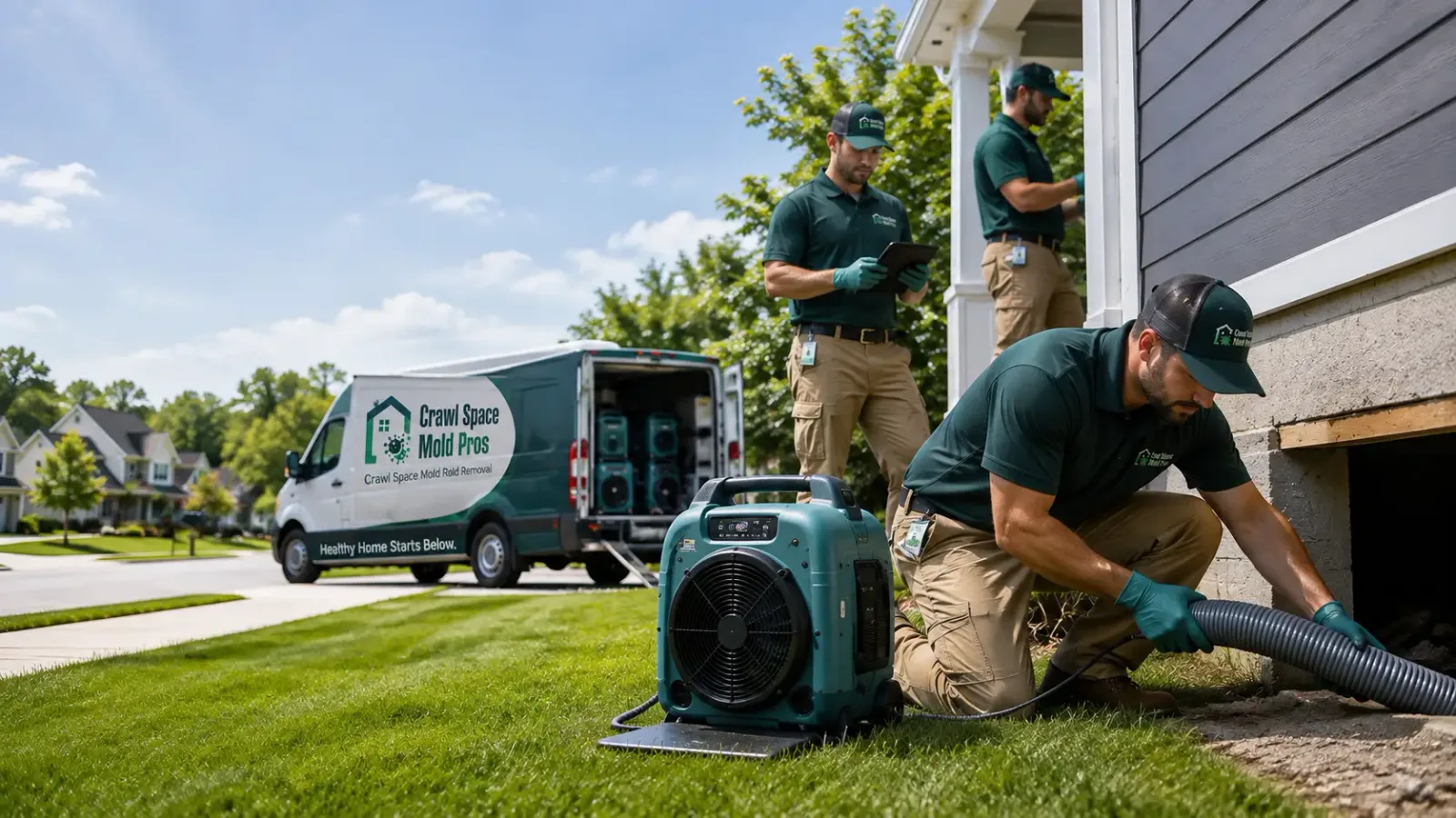 Crawl Space Mold Removal in Springbrook, IA